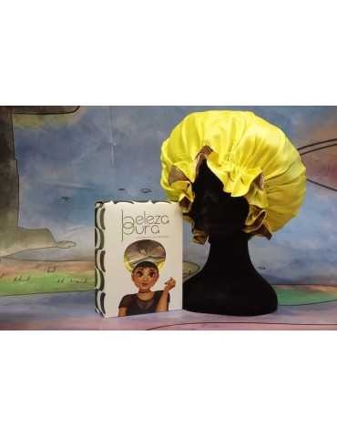 Touca Anti-frizz ROSA e VERDE ÁGUA 2