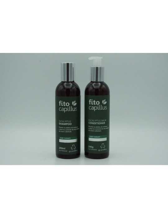 Kit completo linha de eucalipto para cabelos