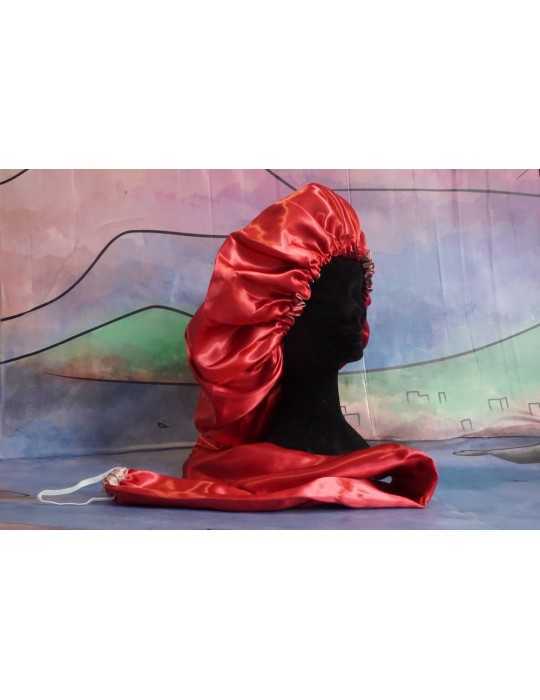 sèche-cheveux et bonnet anti-frisottis