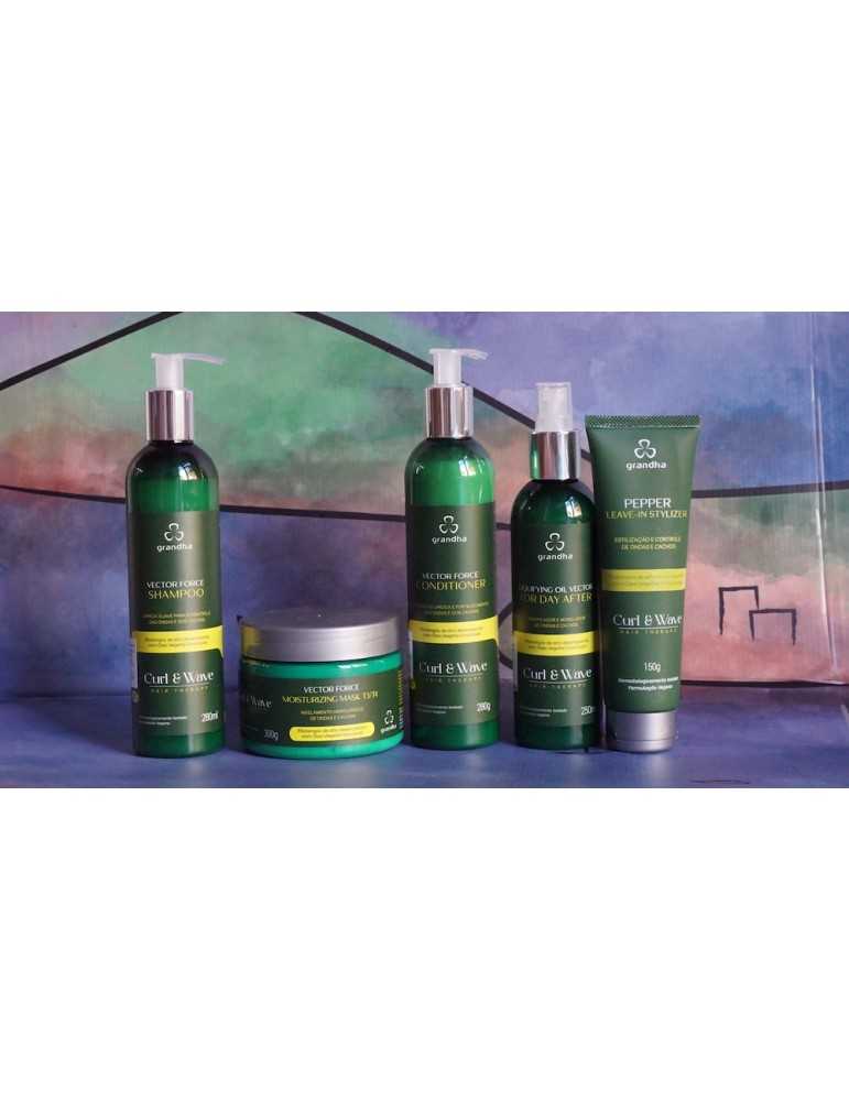 kit completo trattamento ricci e afro oli essenziali