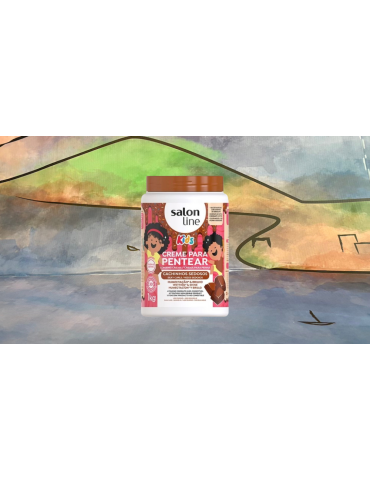 Creme leave-in para cachos definidos, aroma de chocolate 1kg